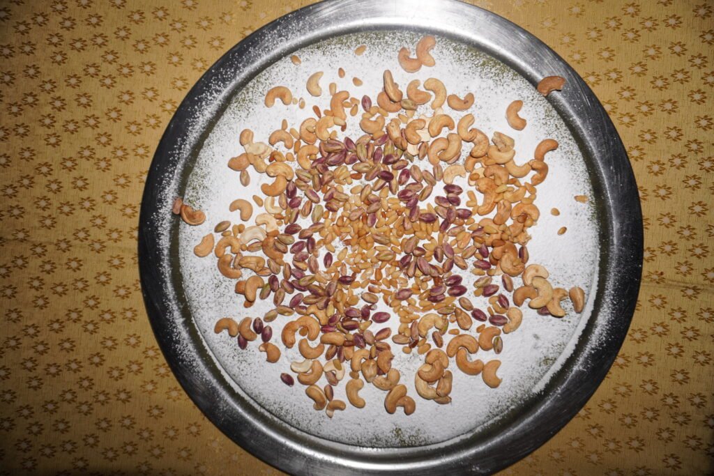 Mafrouqa with Pistachio cake