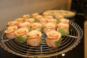 Marzipan flowers